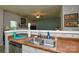 Open-concept view from the kitchen into a cozy living room at 1113 Geyser Ct, Fort Mill, SC 29715