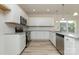 Well-equipped kitchen featuring stainless steel appliances, ample counter space, and modern white cabinetry at 1278 Langston Ln, Salisbury, NC 28144