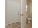 Conveniently located powder room featuring a modern toilet and neutral color scheme at 1278 Langston Ln, Salisbury, NC 28144