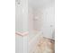 Bathroom with tiled floors, bath tub, and a door to the exterior at 13223 Willow Breeze Ln, Huntersville, NC 28078