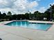 Community pool with plenty of room for swimming at 13223 Willow Breeze Ln, Huntersville, NC 28078
