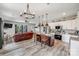 Spacious open-concept kitchen and living area with modern appliances and plenty of room to entertain at 1406 High Shoals Rd, Lincolnton, NC 28092