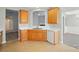 Well-lit kitchen featuring wood cabinets and a white countertop at 170 Heywatchis Dr, Mooresville, NC 28115