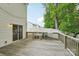 Spacious wooden deck, ideal for outdoor gatherings, featuring wooden railing at 1835 Allegheny Dr, Gastonia, NC 28054