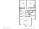 Second-floor floor plan with bedrooms, bathrooms, closets, and a laundry room at 1835 Allegheny Dr, Gastonia, NC 28054