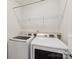 Laundry room with modern washer and dryer at 1835 Allegheny Dr, Gastonia, NC 28054