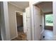 Hallway with cabinets that leads into another room at 2002 Kingston Rd, Kingstown, NC 28150