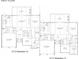 Detailed first-floor floorplan showing living spaces, kitchen, primary suite, garage, and more at 2113 Brandon Cir, Charlotte, NC 28211