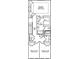 Detailed second floor plan showcasing the layout of the bedrooms, primary bathroom and laundry area at 2716 Lehigh Rd, Charlotte, NC 28208
