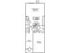 Detailed floorplan showcasing the layout of the first-floor Gathering room, eat-in kitchen, and garage at 2716 Lehigh Rd, Charlotte, NC 28208