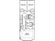 Upstairs floor plan featuring primary bedroom, walk-in closet, two bedrooms, laundry room, and two bathrooms at 2720 Lehigh Rd, Charlotte, NC 28208