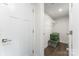 A well-organized closet with storage shelves and convenient plastic storage bins at 3003 Salix Bend Dr, Charlotte, NC 28205