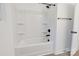 Bathroom features a tub and black fixtures at 321 Whitner St, Rock Hill, SC 29732