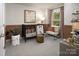 Charming Bedroom with a black crib, whimsical decor, and soft lighting, designed for comfort and imagination at 7108 Hodges Meadow Ln, Charlotte, NC 28213