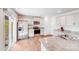 Modern kitchen featuring granite countertops, white cabinets, and stainless steel appliances at 7205 Finnigan Rd, Charlotte, NC 28215