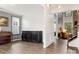 Open-concept floor plan with dark wood floors, decorative furniture, and natural lighting at 862 Kathy Dianne Dr, Fort Mill, SC 29707