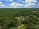 Aerial shot of a neighborhood with lush greenery and tree coverage, offering a serene and private setting at 1040 Spring Dr, Gastonia, NC 28052