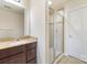 Bathroom with shower stall, sink and vanity at 12009 Elizabeth Madison Ct, Charlotte, NC 28277