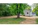 A spacious backyard with mature trees and grass at 1440 10Th Sw Ave, Hickory, NC 28602