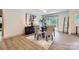 Well-appointed dining room with stylish decor and plenty of natural light at 1515 Edgewater Dr, Charlotte, NC 28210