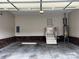 Spacious two car garage with brick foundation and stairs to enter house at 165 Kimball Rd, China Grove, NC 28023