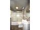 Well-lit bathroom with shower, toilet and vanity at 175 Leonard Rd, Salisbury, NC 28146