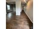 The living room features an open space and wood-look floors at 184 Cherry Birch St, Mooresville, NC 28117