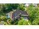 Stunning aerial view of the home showcasing its well-maintained landscaping and inviting outdoor spaces at 18843 Flat Shoals Dr, Cornelius, NC 28031