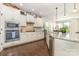 Spacious kitchen featuring stainless steel appliances, granite countertops, and ample cabinet space at 214 Blossom Ridge Dr, Mooresville, NC 28117