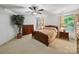 Spacious bedroom features two windows with natural light at 2306 Nettleton Ct, Matthews, NC 28105