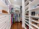 Spacious walk-in closet with custom shelving and drawers for optimal organization and storage at 2410 Vernon Dr, Charlotte, NC 28211