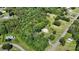 Expansive aerial view of a secluded home surrounded by lush greenery and mature trees at 2645 Kool Park Ne Rd, Hickory, NC 28601