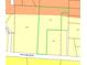 Map view of land plot outlined in green, showing the boundaries and acreage of the property at 2645 Kool Park Ne Rd, Hickory, NC 28601