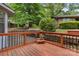 Wooden deck featuring an outdoor space, perfect for relaxation and enjoying the backyard view at 2750 Victory Ct, Fort Mill, SC 29715