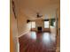 Sun-filled living room with hardwood floors and a cozy fireplace, great for relaxing at 3012 Longspur Dr, Matthews, NC 28105