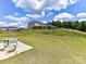Expansive backyard with lush green grass and a patio area, perfect for outdoor entertaining at 3023 Ballester Rd, Fort Mill, SC 29707