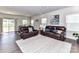 Spacious living room with seating area and view to the dining area at 3023 Ballester Rd, Fort Mill, SC 29707