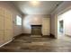 A cozy living room features hardwood floors and a charming fireplace at 345 Mountain View St, Gastonia, NC 28052
