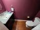 Cozy powder room featuring modern fixtures and stylish decor at 6017 Lowergate Dr, Waxhaw, NC 28173