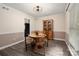 Charming dining room with a vintage hutch at 6512 Porterfield Rd, Charlotte, NC 28226