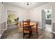 Cozy dining area with views into the kitchen at 6512 Porterfield Rd, Charlotte, NC 28226