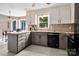 Well-equipped kitchen featuring stainless appliances and ample counter space at 6512 Porterfield Rd, Charlotte, NC 28226