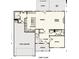 Open-concept floor plan featuring a kitchen, dining area, great room, and 2-bay garage at 7040 Stella Pl, Stanley, NC 28164