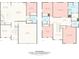 Detailed floor plan showcasing the layout of the home, including room dimensions and features at 7316 Hamilton Bridge Rd, Charlotte, NC 28278