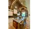 Farmhouse style kitchen with granite countertops, an island, and wood beam ceilings at 762 Highway 274 Hwy, Clover, SC 29710