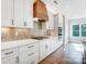 Modern kitchen with white cabinets, stainless steel appliances, and stylish backsplash at 762 Highway 274 Hwy, Clover, SC 29710