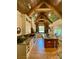 Spacious kitchen with a marble island, stainless steel appliances, and wood beam ceilings at 762 Highway 274 Hwy, Clover, SC 29710