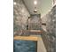 Sleek, modern shower featuring stylish tile, a bench, and matte black hardware at 762 Highway 274 Hwy, Clover, SC 29710