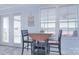 Inviting dining area next to windows with water views at 108 Britt Ln, New London, NC 28127