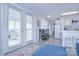 Bright dining area with views and cozy seating for two at 108 Britt Ln, New London, NC 28127